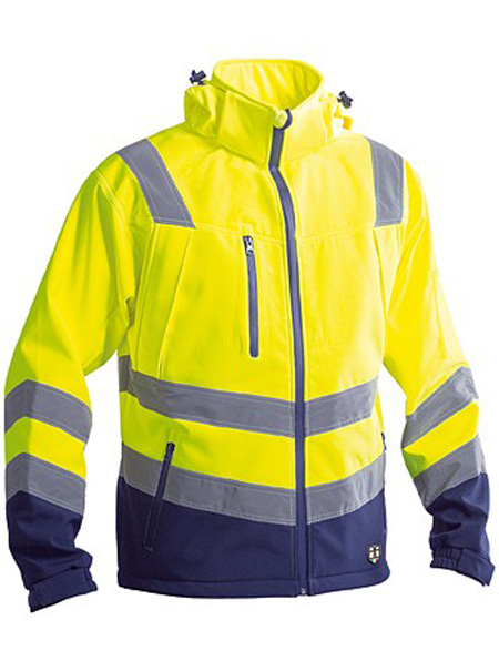 giubbino softshell ad alta visibilità